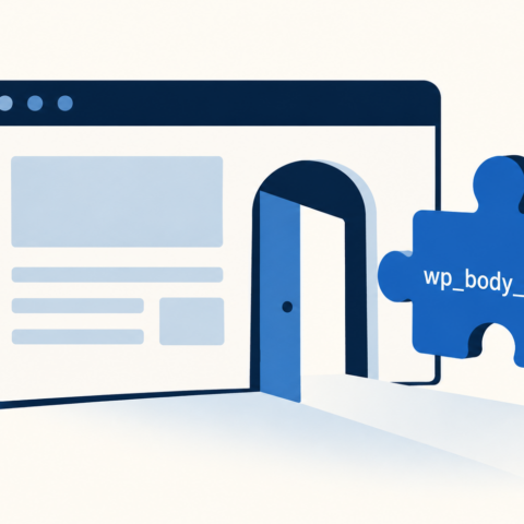 ブラウザの入口とwp_body_open()のパズルピース